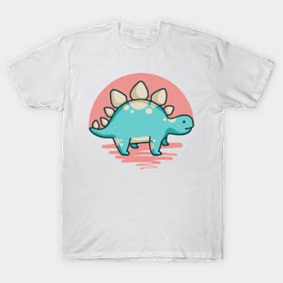 Cute Stegosaurus Dino Dinosaur T-Shirt